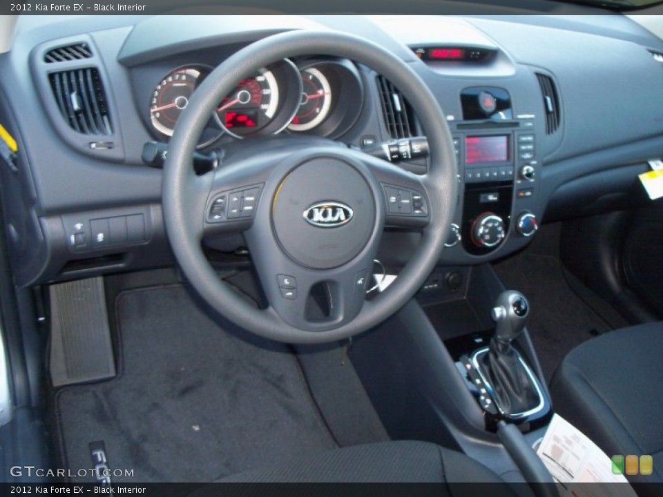 Black Interior Dashboard for the 2012 Kia Forte EX #56387938