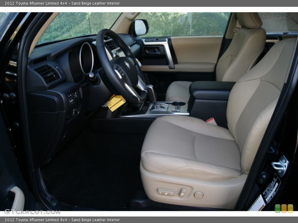 Sand Beige Leather Interior Photo for the 2012 Toyota 4Runner Limited 4x4 #56388043