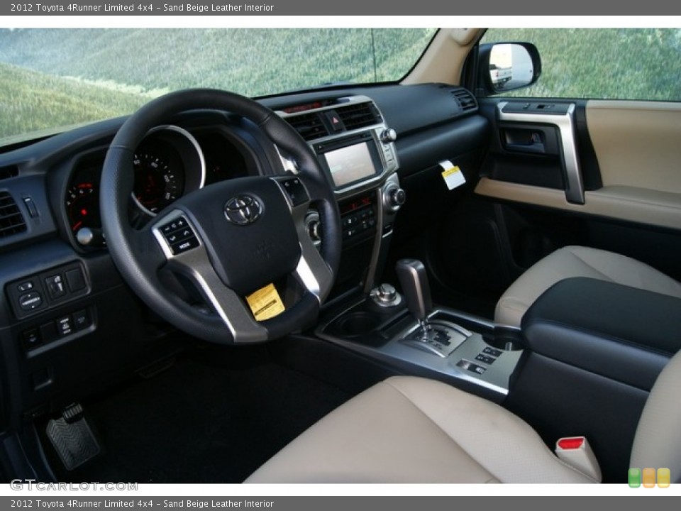 Sand Beige Leather Interior Photo For The 2012 Toyota