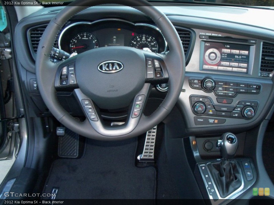 Black Interior Dashboard for the 2012 Kia Optima SX #56388079