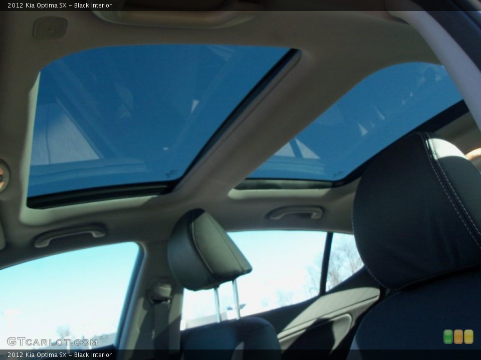 Black Interior Sunroof for the 2012 Kia Optima SX #56388106