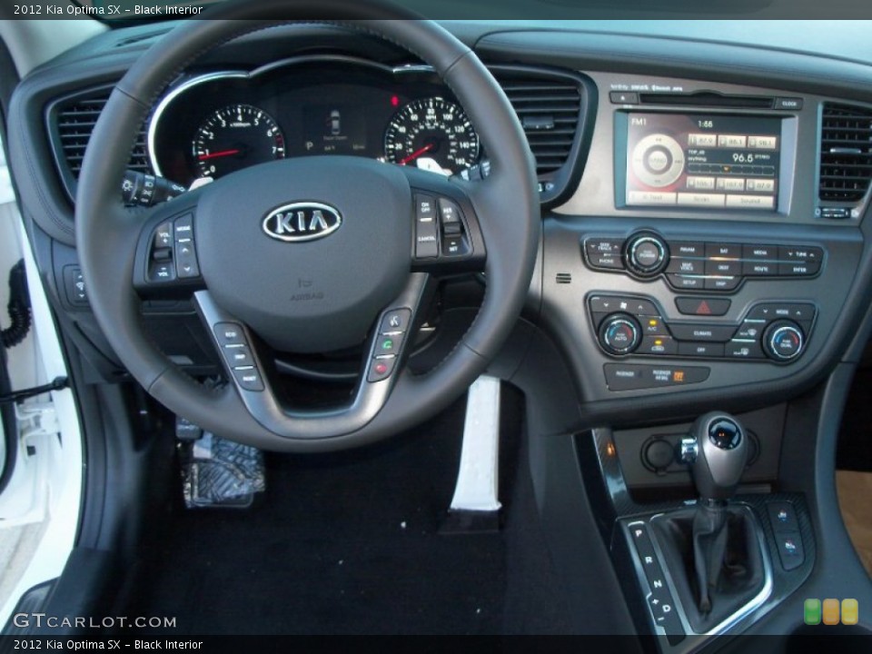 Black Interior Dashboard for the 2012 Kia Optima SX #56388189