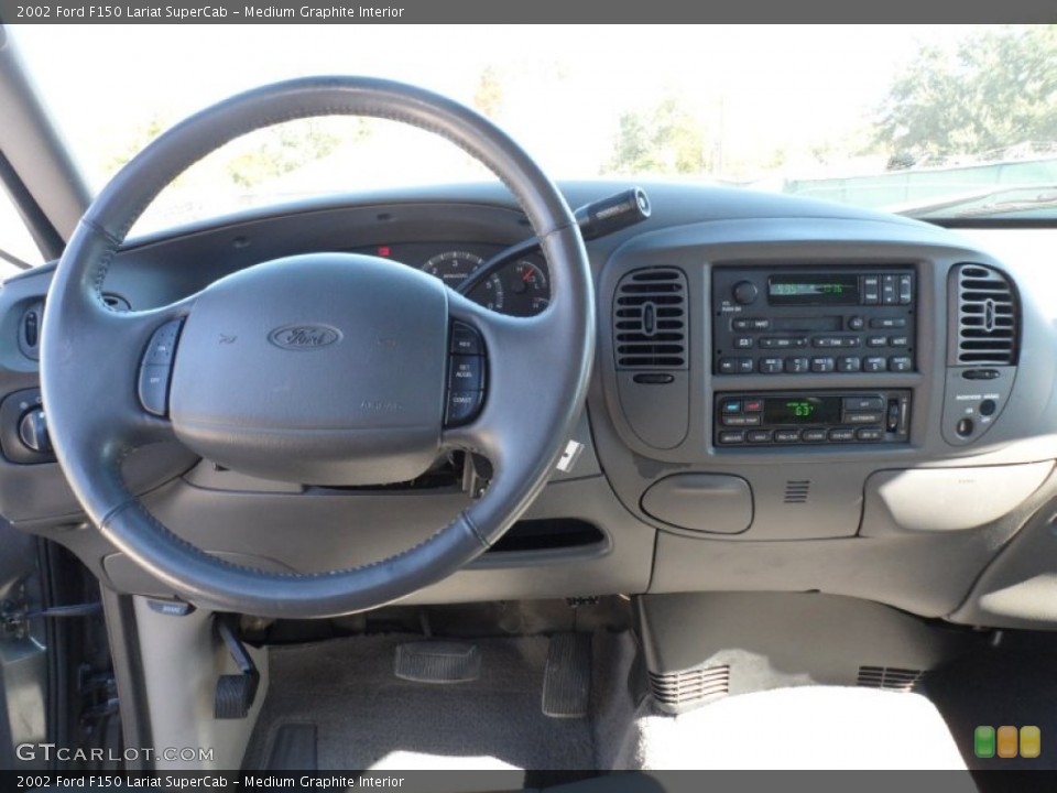 Medium Graphite Interior Dashboard for the 2002 Ford F150 Lariat SuperCab #56389204