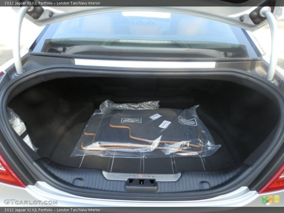 London Tan/Navy Interior Trunk for the 2012 Jaguar XJ XJL Portfolio #56389390
