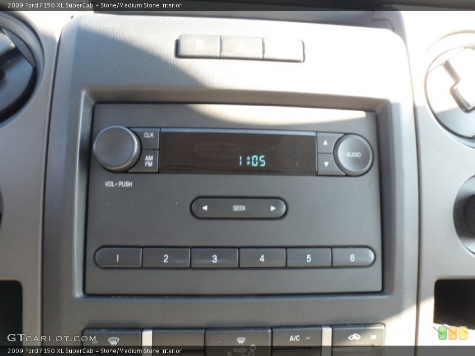 Stone/Medium Stone Interior Audio System for the 2009 Ford F150 XL SuperCab #56389612