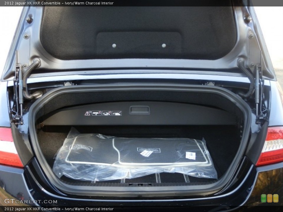 Ivory/Warm Charcoal Interior Trunk for the 2012 Jaguar XK XKR Convertible #56389708