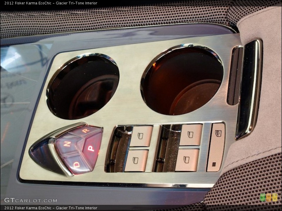 Glacier Tri-Tone Interior Controls for the 2012 Fisker Karma EcoChic #56391925