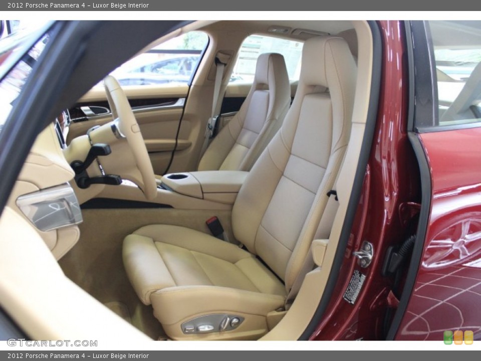 Luxor Beige Interior Photo for the 2012 Porsche Panamera 4 #56392051