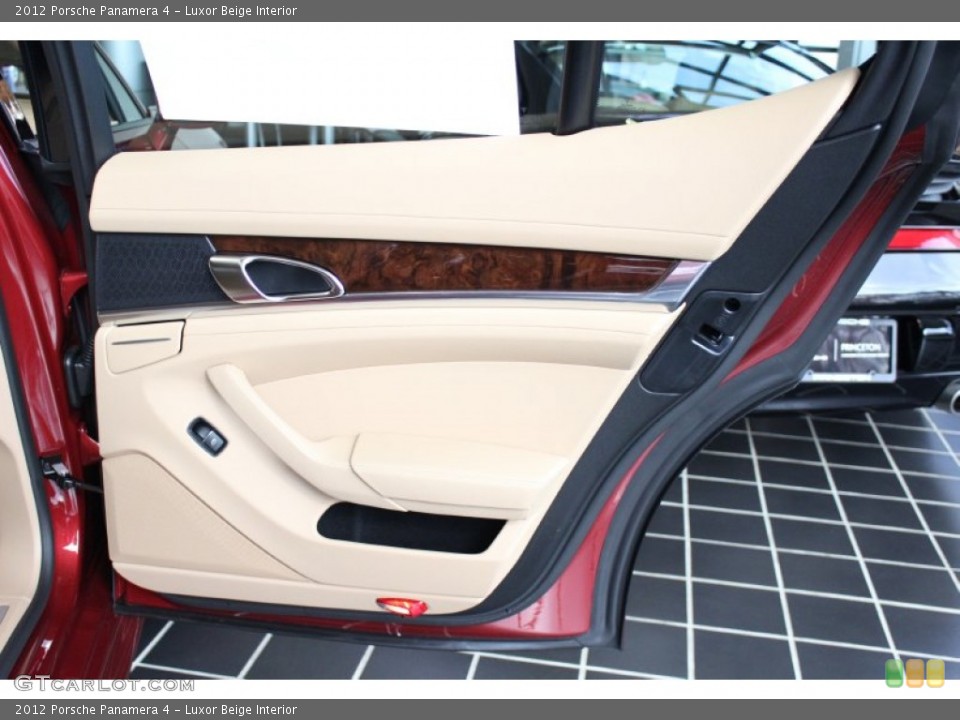 Luxor Beige Interior Door Panel for the 2012 Porsche Panamera 4 #56392135