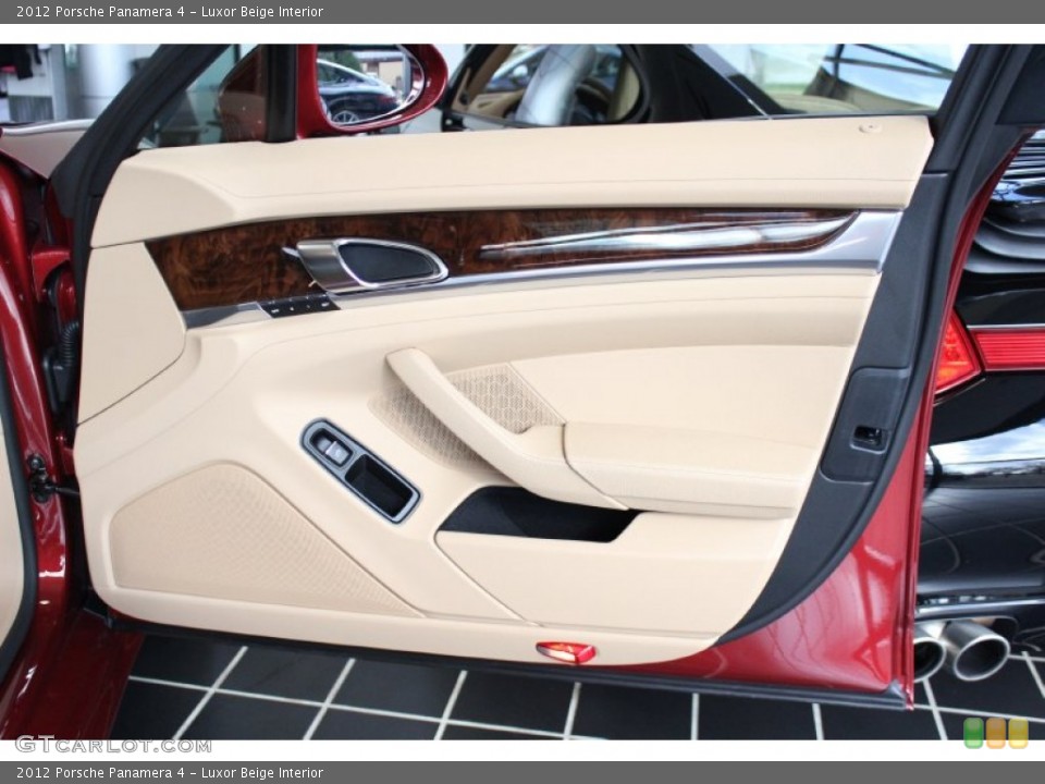 Luxor Beige Interior Door Panel for the 2012 Porsche Panamera 4 #56392150