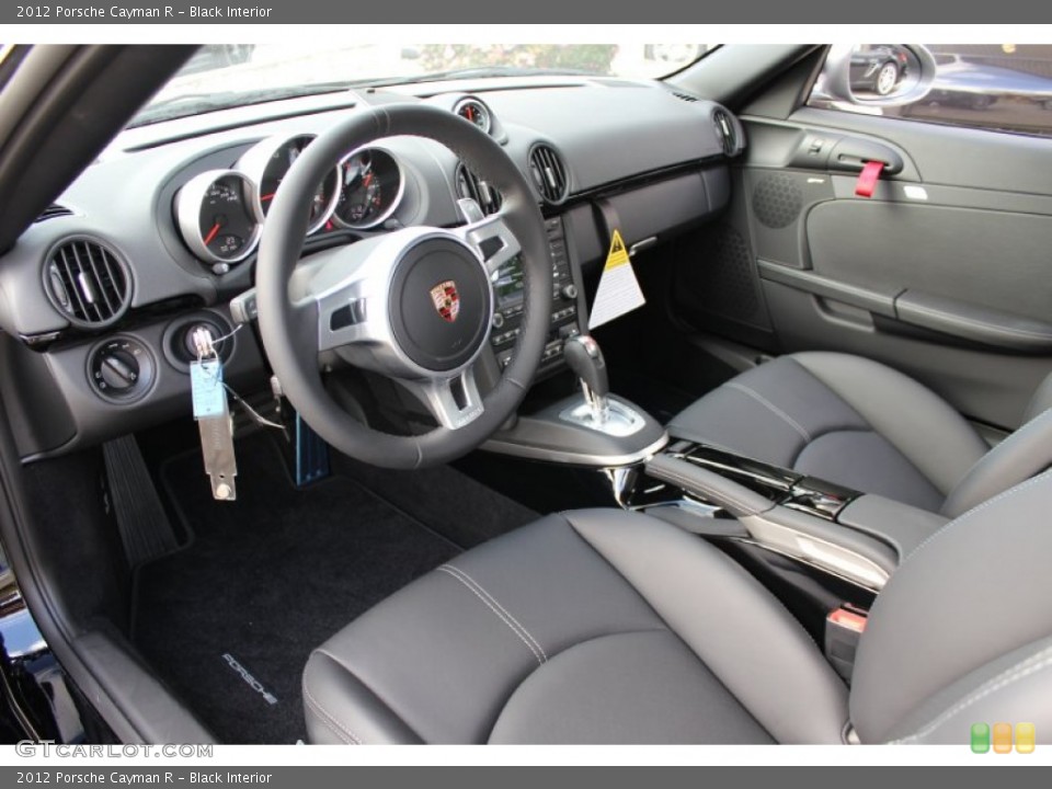 Black Interior Prime Interior for the 2012 Porsche Cayman R #56392327