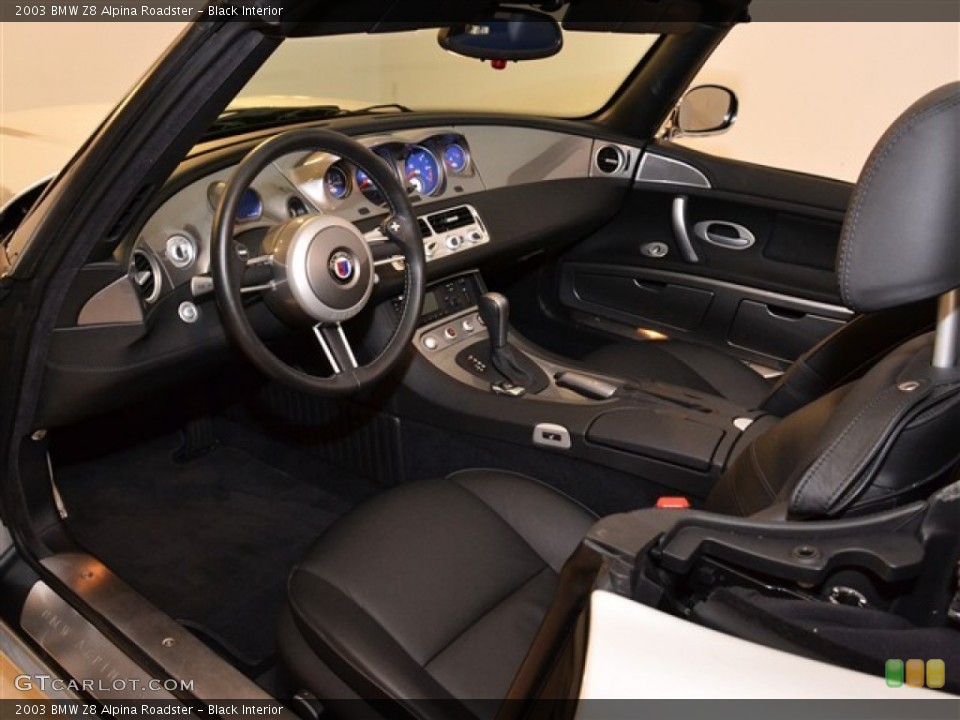 Black Interior Prime Interior for the 2003 BMW Z8 Alpina Roadster #56393424