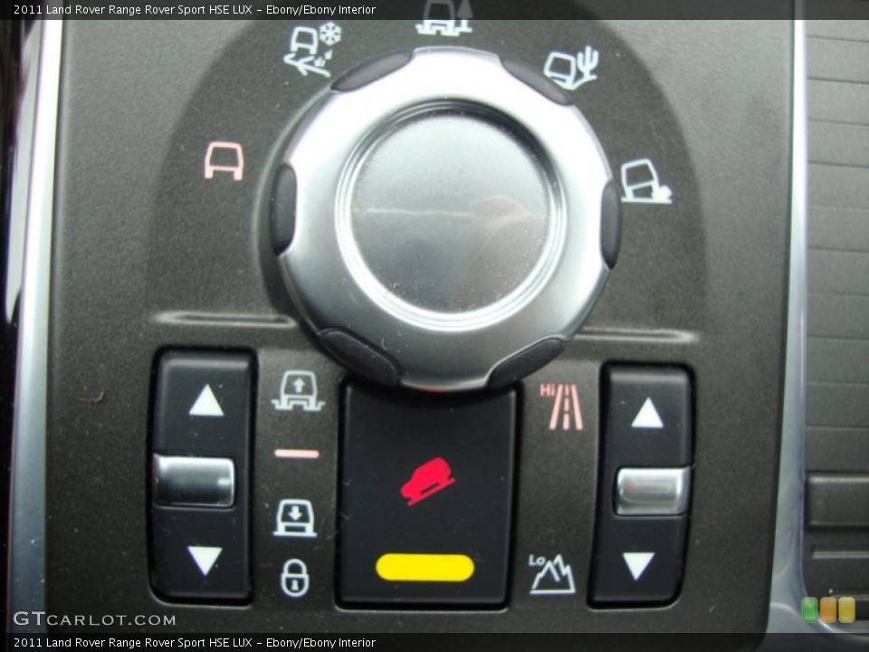 Ebony/Ebony Interior Controls for the 2011 Land Rover Range Rover Sport HSE LUX #56394565
