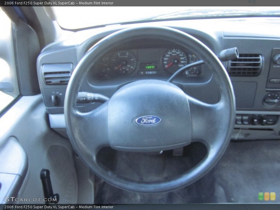 Medium Flint Interior Steering Wheel for the 2006 Ford F250 Super Duty XL SuperCab #56394913