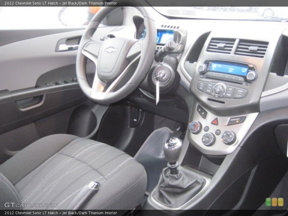 Jet Black/Dark Titanium Interior Dashboard for the 2012 Chevrolet Sonic LT Hatch #56395384
