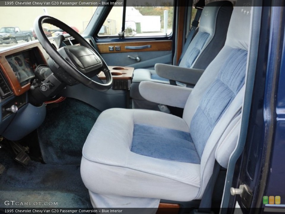 Blue Interior Photo for the 1995 Chevrolet Chevy Van G20 Passenger Conversion #56395711