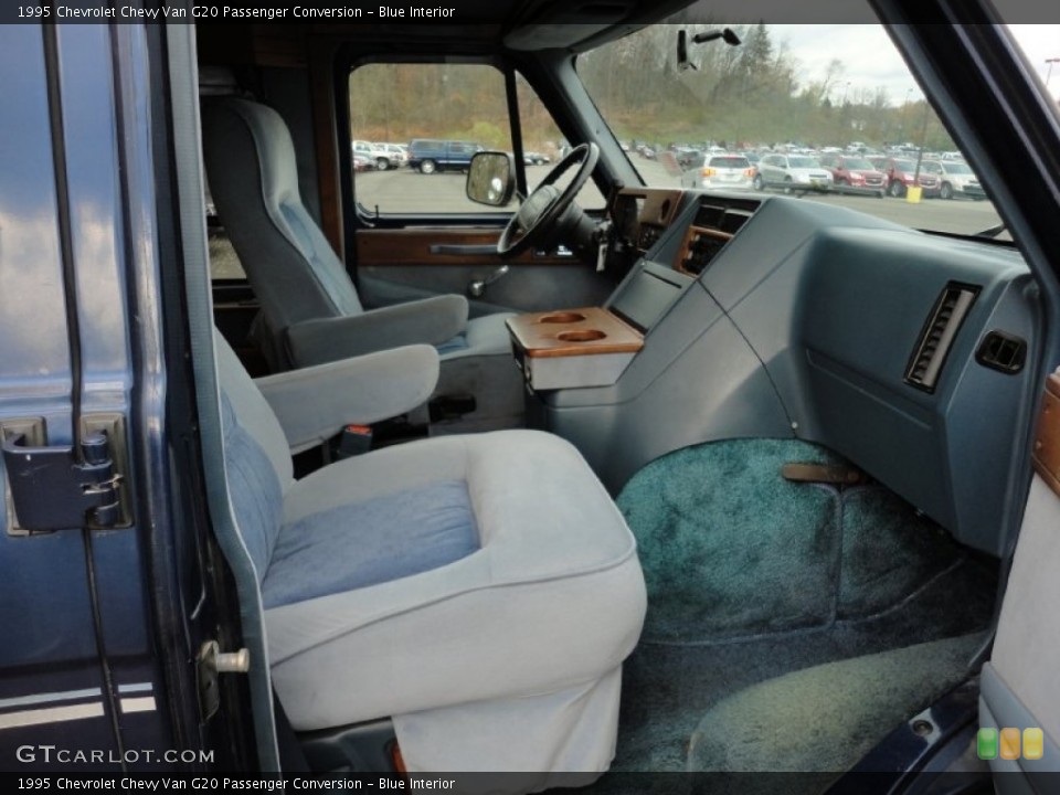 Blue Interior Photo for the 1995 Chevrolet Chevy Van G20 Passenger Conversion #56395732