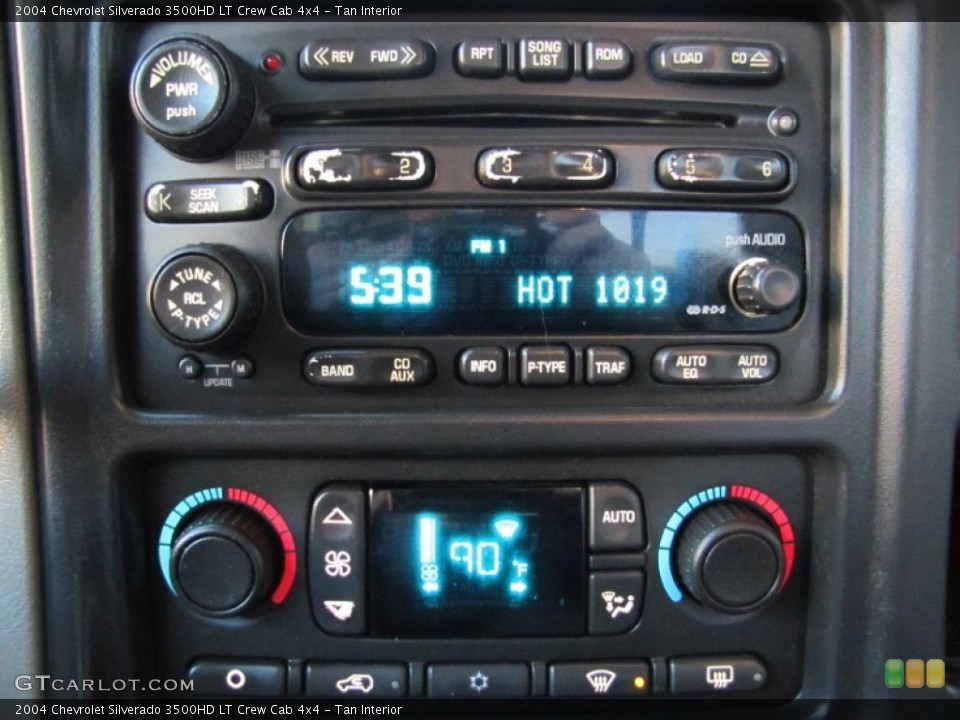 Tan Interior Audio System for the 2004 Chevrolet Silverado 3500HD LT Crew Cab 4x4 #56396509
