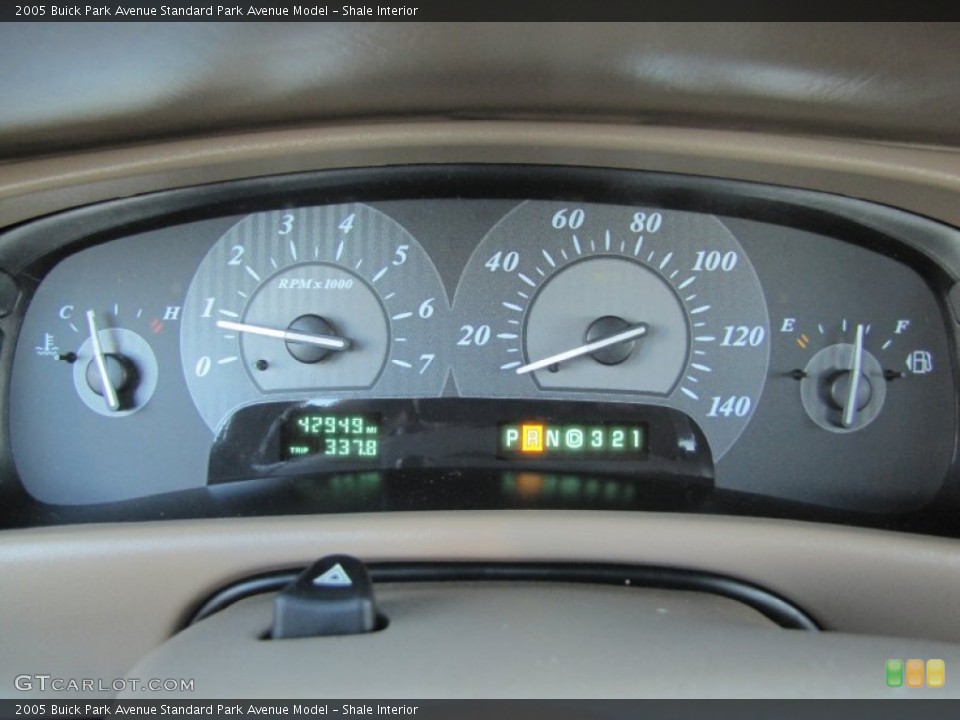Shale Interior Gauges for the 2005 Buick Park Avenue  #56396653