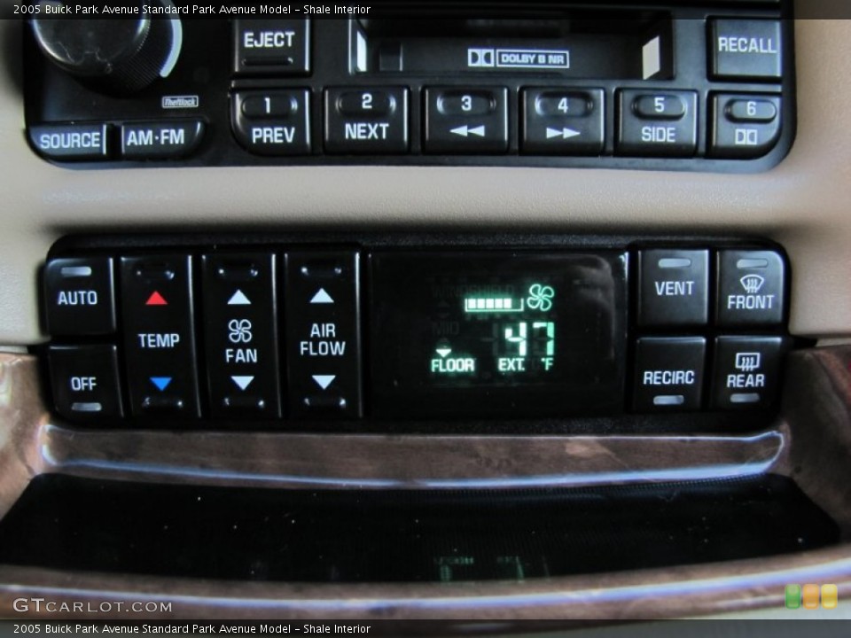 Shale Interior Controls for the 2005 Buick Park Avenue  #56396683