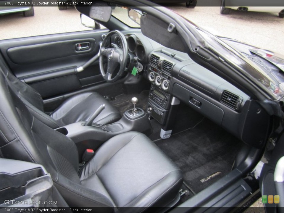 Black Interior Photo for the 2003 Toyota MR2 Spyder Roadster #56397022