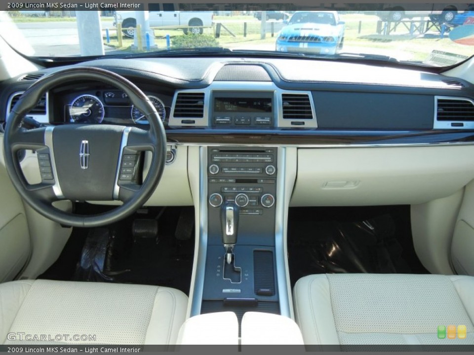 Light Camel Interior Dashboard for the 2009 Lincoln MKS Sedan #56399028