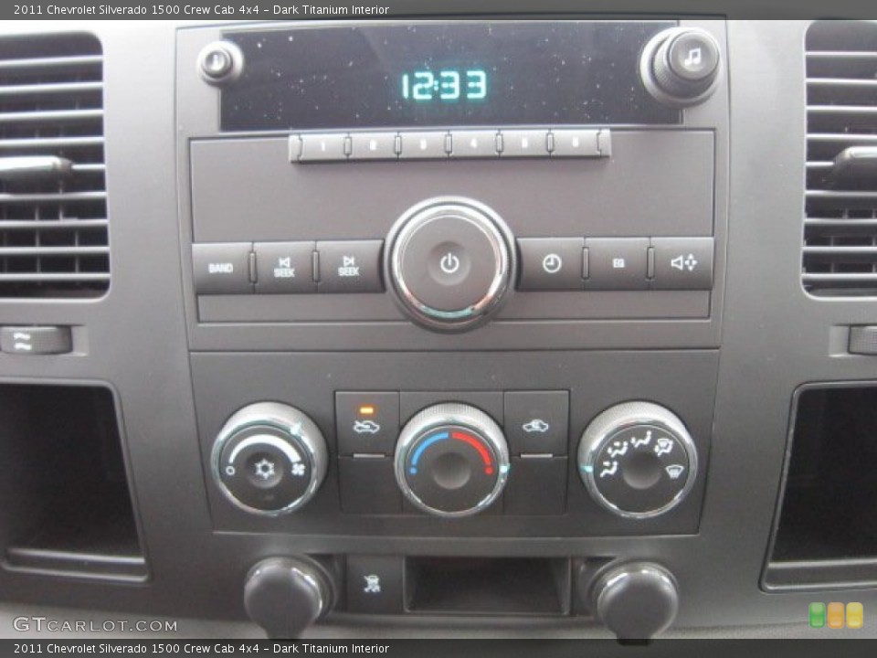 Dark Titanium Interior Audio System for the 2011 Chevrolet Silverado 1500 Crew Cab 4x4 #56400006