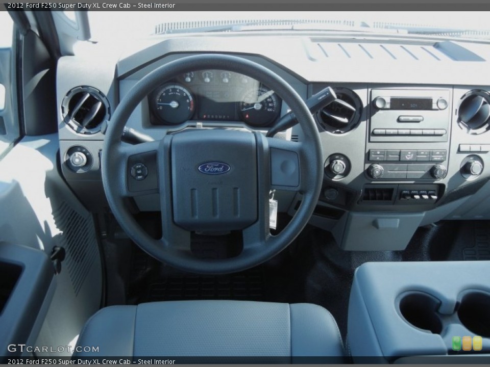 Steel Interior Dashboard for the 2012 Ford F250 Super Duty XL Crew Cab #56400253