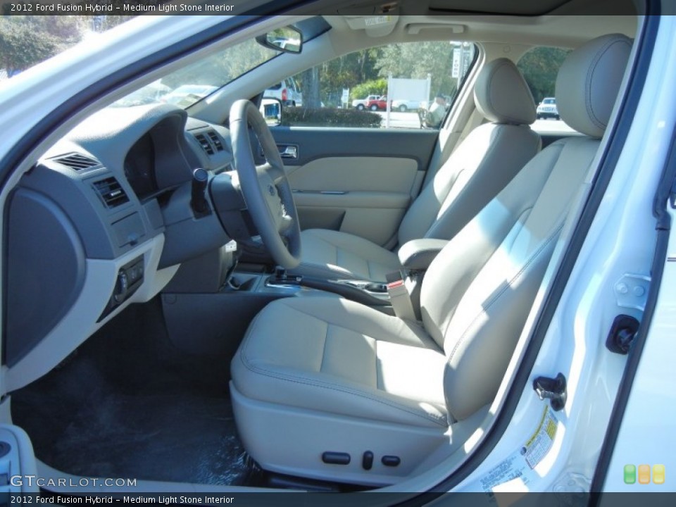 Medium Light Stone Interior Photo for the 2012 Ford Fusion Hybrid #56400350