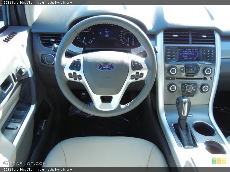Medium Light Stone Interior Dashboard for the 2012 Ford Edge SEL #56400490