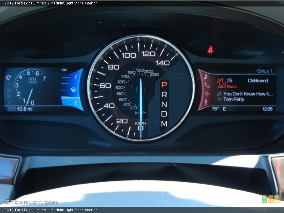 Medium Light Stone Interior Gauges for the 2012 Ford Edge Limited #56400934
