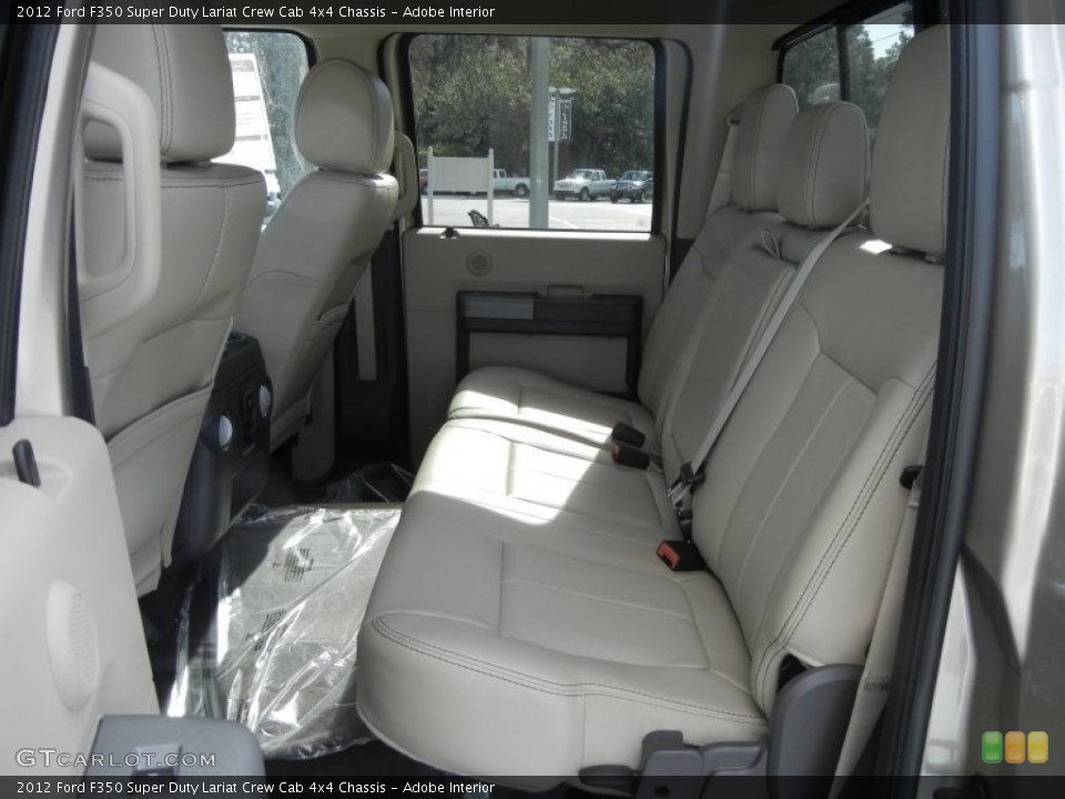 Adobe Interior Photo for the 2012 Ford F350 Super Duty Lariat Crew Cab 4x4 Chassis #56401357