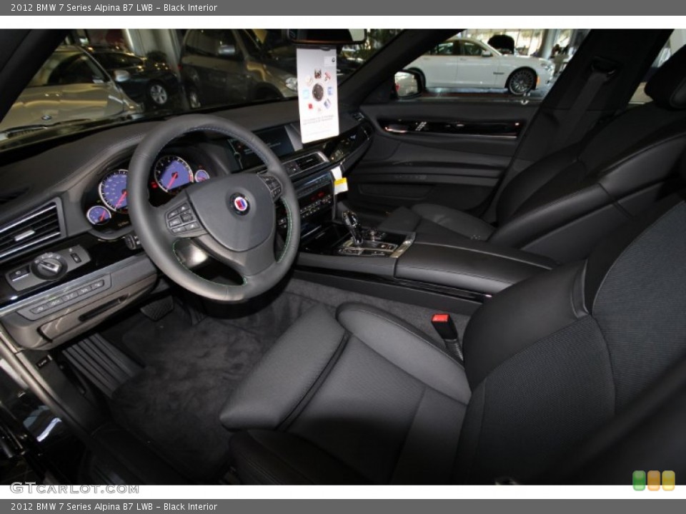 Black Interior Photo for the 2012 BMW 7 Series Alpina B7 LWB #56405164