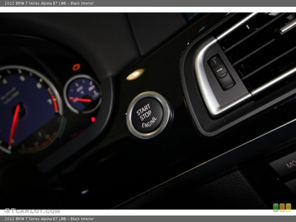 Black Interior Controls for the 2012 BMW 7 Series Alpina B7 LWB #56405245