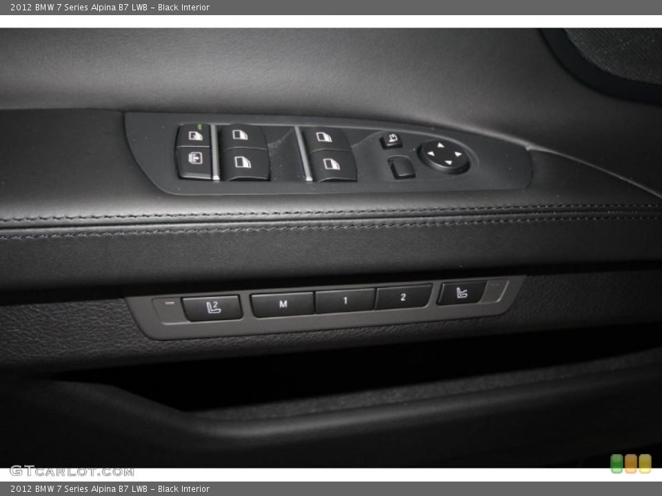 Black Interior Controls for the 2012 BMW 7 Series Alpina B7 LWB #56405291