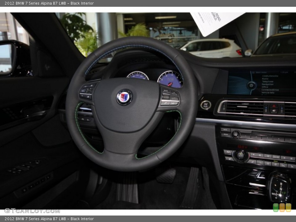 Black Interior Steering Wheel for the 2012 BMW 7 Series Alpina B7 LWB #56405353