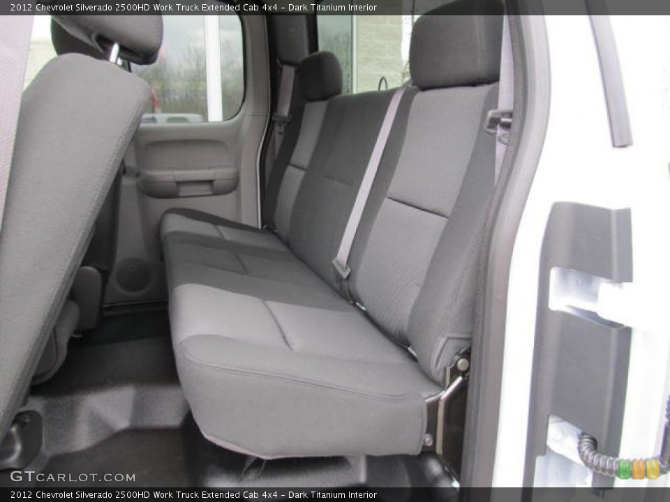 Dark Titanium Interior Photo for the 2012 Chevrolet Silverado 2500HD Work Truck Extended Cab 4x4 #56406265