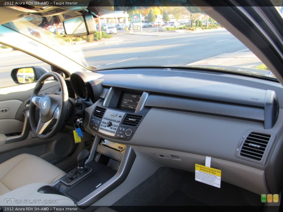 Taupe Interior Dashboard for the 2012 Acura RDX SH-AWD #56407885