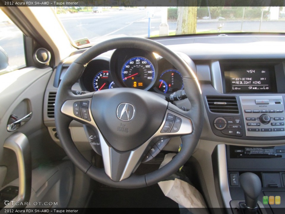 Taupe Interior Steering Wheel for the 2012 Acura RDX SH-AWD #56407927