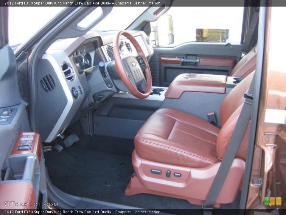 Chaparral Leather Interior Photo for the 2012 Ford F350 Super Duty King Ranch Crew Cab 4x4 Dually #56410009