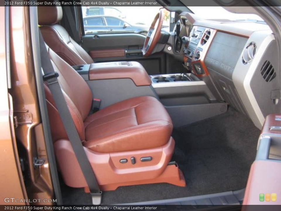 Chaparral Leather Interior Photo for the 2012 Ford F350 Super Duty King Ranch Crew Cab 4x4 Dually #56410066