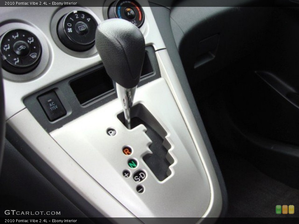 Ebony Interior Transmission for the 2010 Pontiac Vibe 2.4L #56411971