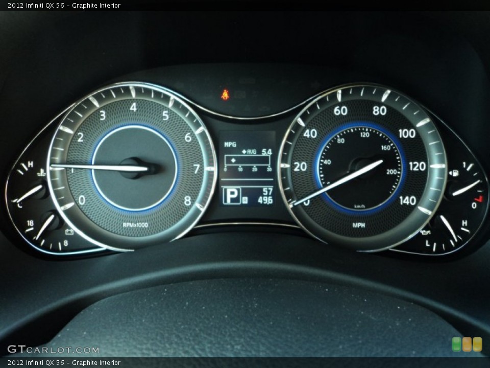 Graphite Interior Gauges for the 2012 Infiniti QX 56 #56412797
