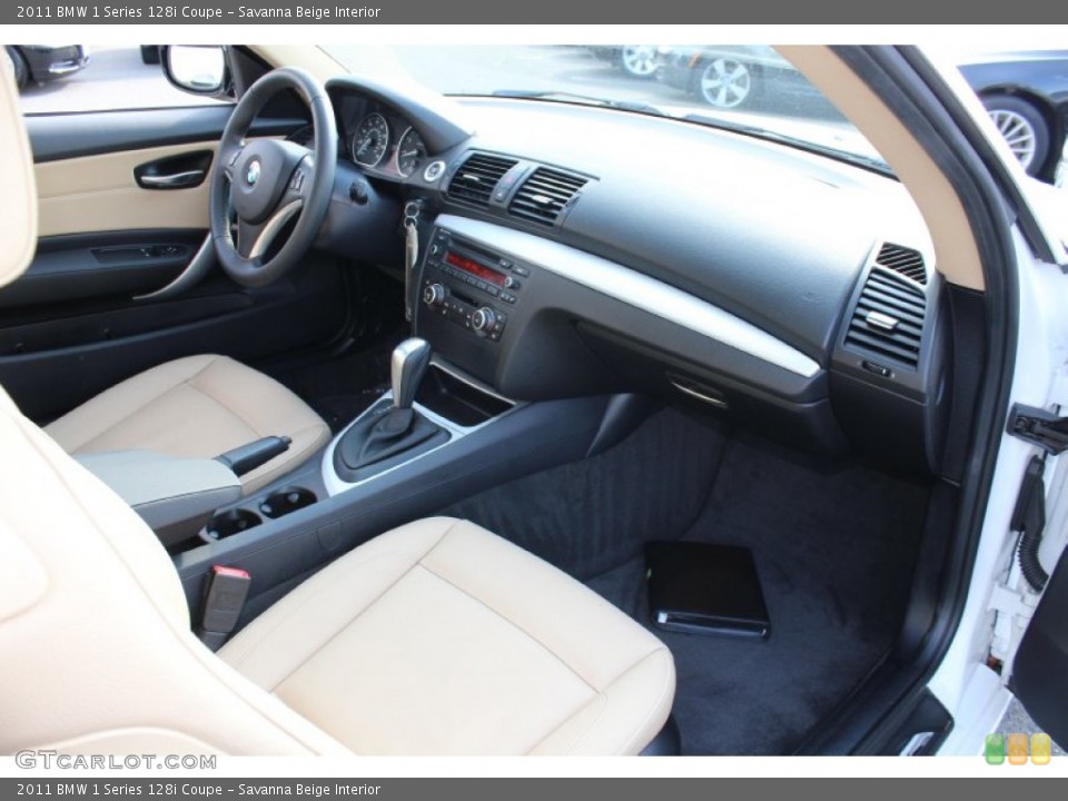 Savanna Beige Interior Photo for the 2011 BMW 1 Series 128i Coupe #56412910