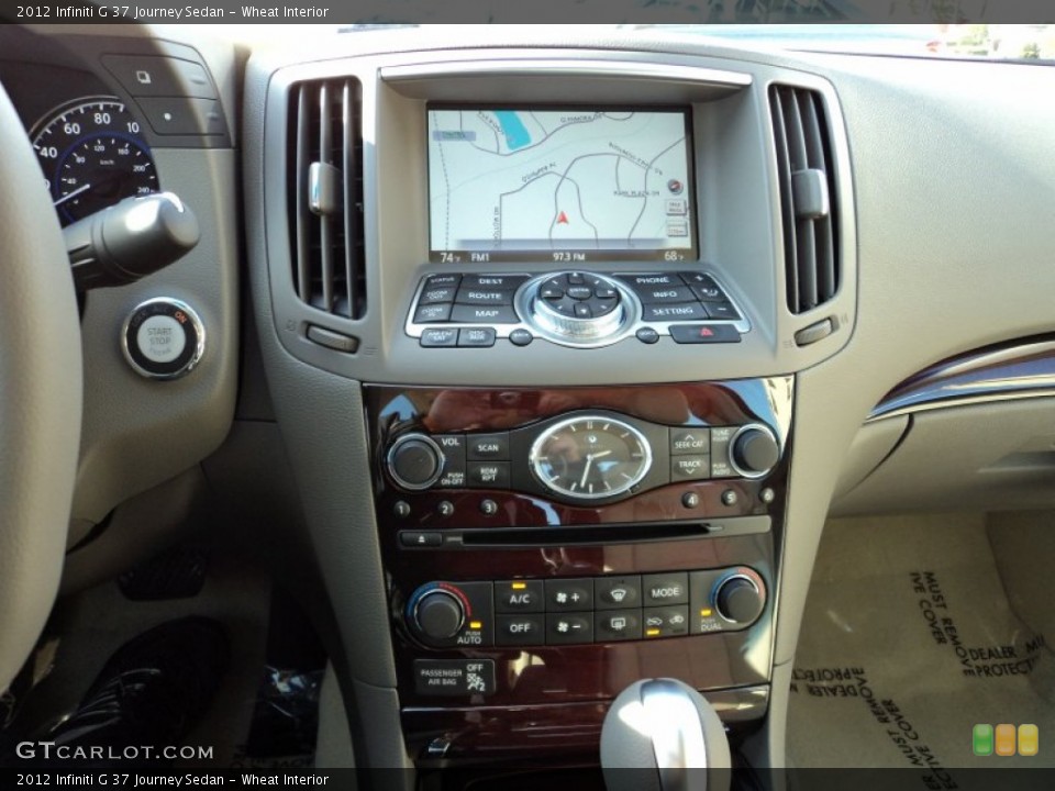 Wheat Interior Controls for the 2012 Infiniti G 37 Journey Sedan #56413072