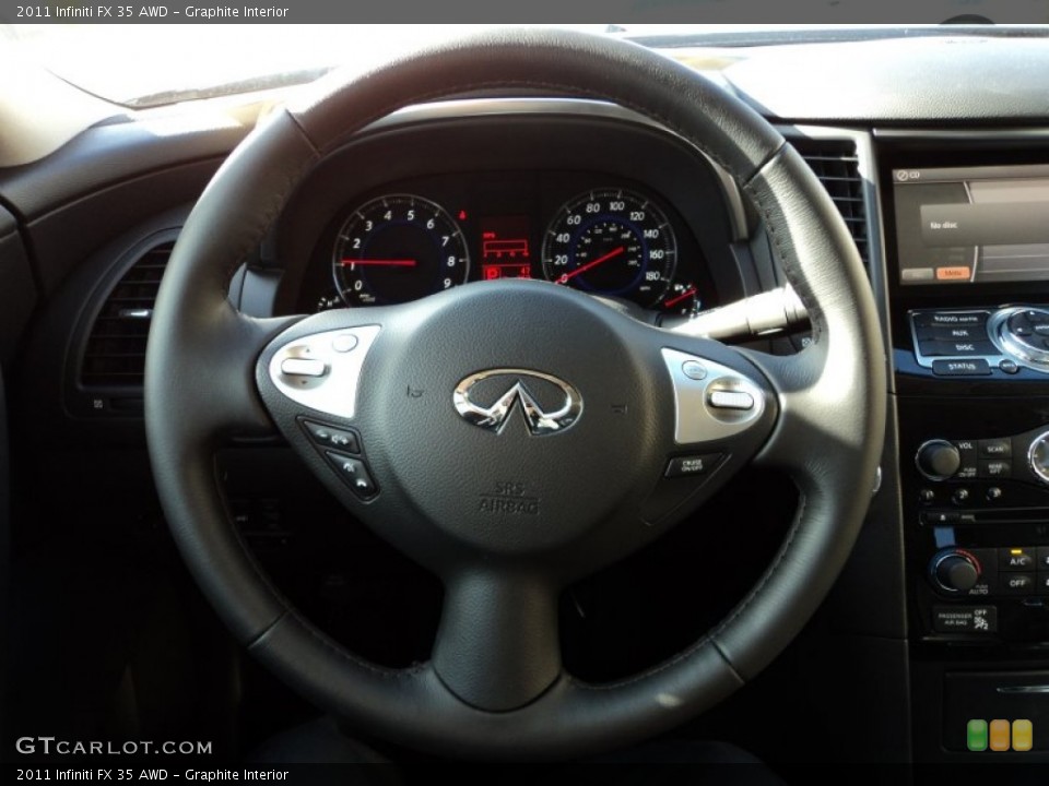 Graphite Interior Steering Wheel for the 2011 Infiniti FX 35 AWD #56413941