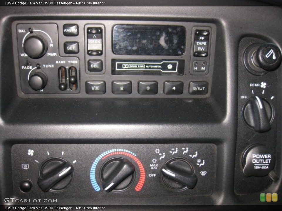 Mist Gray Interior Audio System for the 1999 Dodge Ram Van 3500 Passenger #56415472