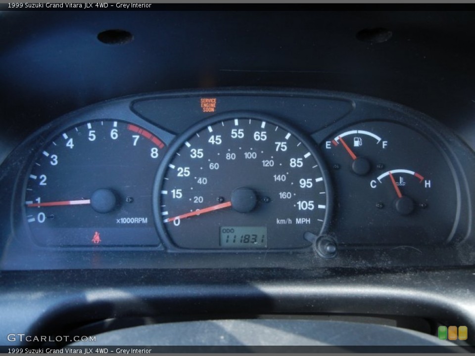 Grey Interior Gauges for the 1999 Suzuki Grand Vitara JLX 4WD #56415673