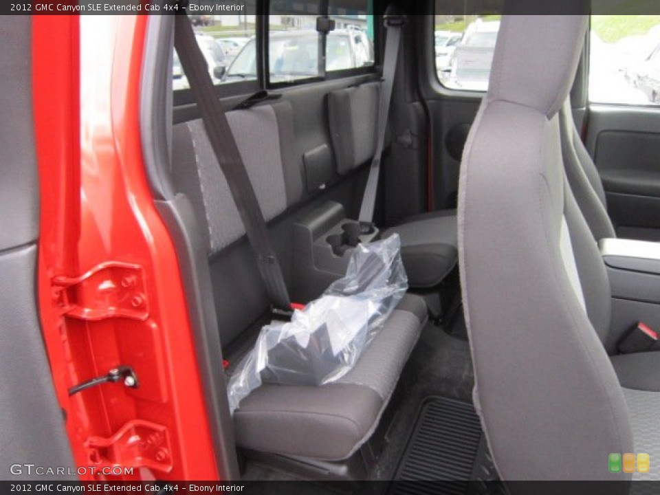 Ebony Interior Photo for the 2012 GMC Canyon SLE Extended Cab 4x4 #56420792