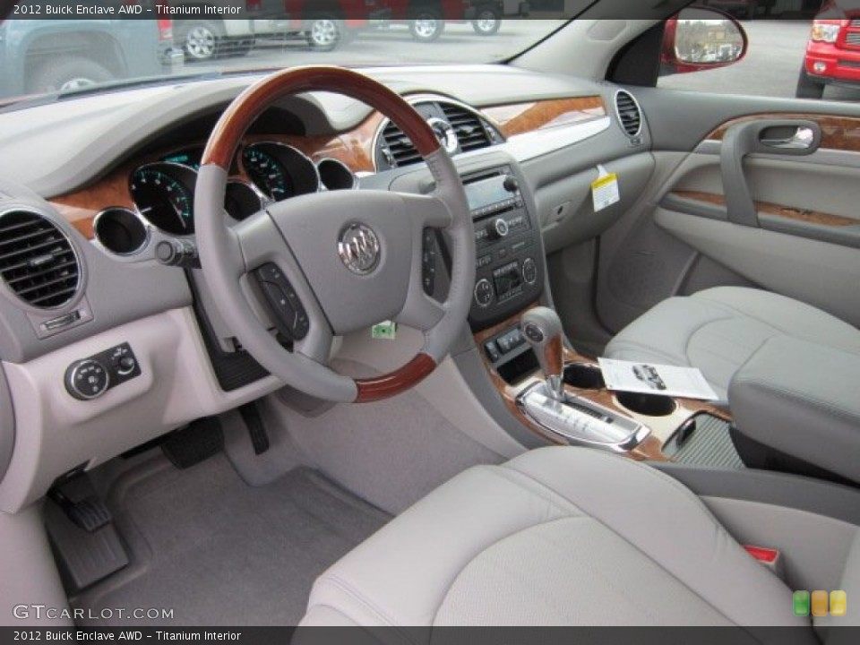 Titanium 2012 Buick Enclave Interiors